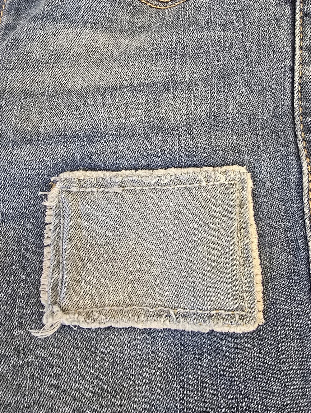 {3R/ 26W 31L} Hollister High Rise Flare Y2K Patchwork Stretchy Jeans - Picture 11 of 16